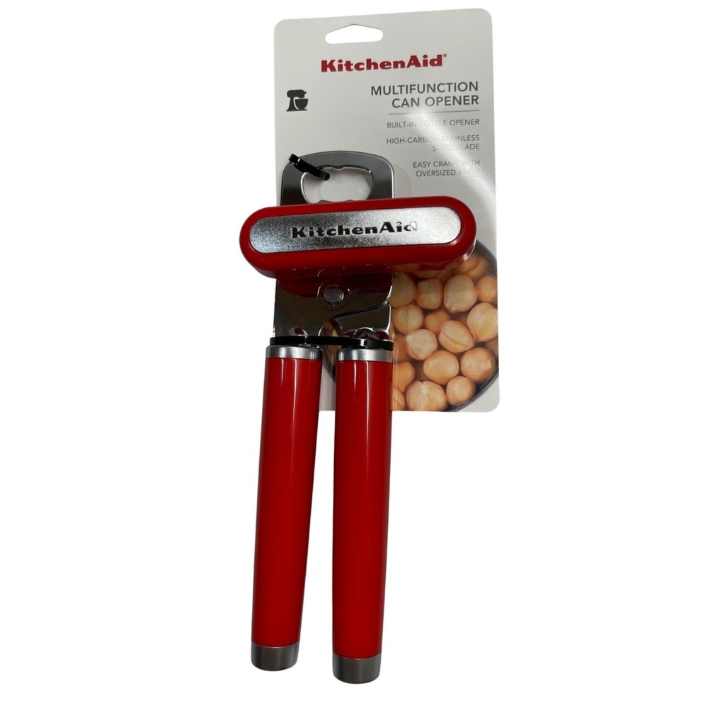 KitchenAid Red HTF Multifunction Can Opener kE1990HHSA Red NEW WITH TAGS!